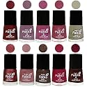 Nail Paint | Glossy &amp; Shine Nail Polish Combo| 6 ml Each) - Set of 10 Multicolor,05764