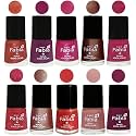 Nail Paint | Glossy &amp; Shine Nail Polish Combo| 6 ml Each) - Set of 10 Multicolor,04980