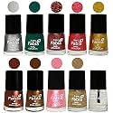 Nail Paint | Glossy &amp; Shine Nail Polish Combo| 6 ml Each) - Set of 10 Multicolor,05966