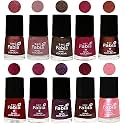 Nail Paint | Glossy &amp; Shine Nail Polish Combo| 6 ml Each) - Set of 10 Multicolor,05860