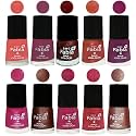 Nail Paint | Glossy &amp; Shine Nail Polish Combo| 6 ml Each) - Set of 10 Multicolor,04842