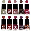 Nail Paint | Glossy &amp; Shine Nail Polish Combo| 6 ml Each) - Set of 10 Multicolor,05843