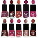 Nail Paint | Glossy &amp; Shine Nail Polish Combo| 6 ml Each) - Set of 10 Multicolor,04915