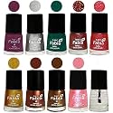 Nail Paint | Glossy &amp; Shine Nail Polish Combo| 6 ml Each) - Set of 10 Multicolor,05963