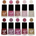 Nail Paint | Glossy &amp; Shine Nail Polish Combo| 6 ml Each) - Set of 10 Multicolor,05666