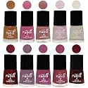 Nail Paint | Glossy &amp; Shine Nail Polish Combo| 6 ml Each) - Set of 10 Multicolor,05654