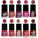 Nail Paint | Glossy &amp; Shine Nail Polish Combo| 6 ml Each) - Set of 10 Multicolor,04973