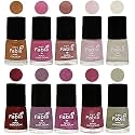 Nail Paint | Glossy &amp; Shine Nail Polish Combo| 6 ml Each) - Set of 10 Multicolor,05645