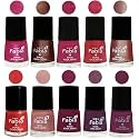 Nail Paint | Glossy &amp; Shine Nail Polish Combo| 6 ml Each) - Set of 10 Multicolor,05096