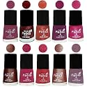 Nail Paint | Glossy &amp; Shine Nail Polish Combo| 6 ml Each) - Set of 10 Multicolor,04907
