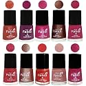 Nail Paint | Glossy &amp; Shine Nail Polish Combo| 6 ml Each) - Set of 10 Multicolor,04989