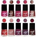 Nail Paint | Glossy &amp; Shine Nail Polish Combo| 6 ml Each) - Set of 10 Multicolor,05093
