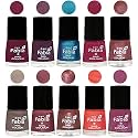 Nail Paint | Glossy &amp; Shine Nail Polish Combo| 6 ml Each) - Set of 10 Multicolor,05348