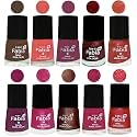 Nail Paint | Glossy &amp; Shine Nail Polish Combo| 6 ml Each) - Set of 10 Multicolor,04833