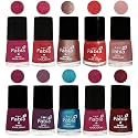 Nail Paint | Glossy &amp; Shine Nail Polish Combo| 6 ml Each) - Set of 10 Multicolor,05161