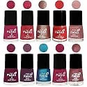 Nail Paint | Glossy &amp; Shine Nail Polish Combo| 6 ml Each) - Set of 10 Multicolor,05150