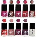 Nail Paint | Glossy &amp; Shine Nail Polish Combo| 6 ml Each) - Set of 10 Multicolor,05108
