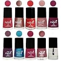 Nail Paint | Glossy &amp; Shine Nail Polish Combo| 6 ml Each) - Set of 10 Multicolor,05228