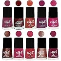 Nail Paint | Glossy &amp; Shine Nail Polish Combo| 6 ml Each) - Set of 10 Multicolor,04917