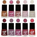 Nail Paint | Glossy &amp; Shine Nail Polish Combo| 6 ml Each) - Set of 10 Multicolor,05661