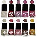 Nail Paint | Glossy &amp; Shine Nail Polish Combo| 6 ml Each) - Set of 10 Multicolor,05752
