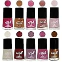 Nail Paint | Glossy &amp; Shine Nail Polish Combo| 6 ml Each) - Set of 10 Multicolor,05639