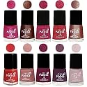 Nail Paint | Glossy &amp; Shine Nail Polish Combo| 6 ml Each) - Set of 10 Multicolor,05078