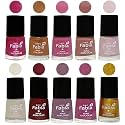 Nail Paint | Glossy &amp; Shine Nail Polish Combo| 6 ml Each) - Set of 10 Multicolor,05637