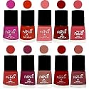 Nail Paint | Glossy &amp; Shine Nail Polish Combo| 6 ml Each) - Set of 10 Multicolor,05411