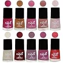 Nail Paint | Glossy &amp; Shine Nail Polish Combo| 6 ml Each) - Set of 10 Multicolor,05636