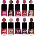 Nail Paint | Glossy &amp; Shine Nail Polish Combo| 6 ml Each) - Set of 10 Multicolor,05102