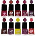 Nail Paint | Glossy &amp; Shine Nail Polish Combo| 6 ml Each) - Set of 10 Multicolor,05895
