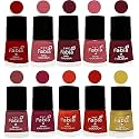Nail Paint | Glossy &amp; Shine Nail Polish Combo| 6 ml Each) - Set of 10 Multicolor,05523
