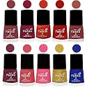 Nail Paint | Glossy &amp; Shine Nail Polish Combo| 6 ml Each) - Set of 10 Multicolor,05560