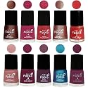 Nail Paint | Glossy &amp; Shine Nail Polish Combo| 6 ml Each) - Set of 10 Multicolor,05137