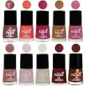 Nail Paint | Glossy &amp; Shine Nail Polish Combo| 6 ml Each) - Set of 10 Multicolor,05585