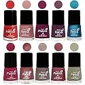 Nail Paint | Glossy &amp; Shine Nail Polish Combo| 6 ml Each) - Set of 10 Multicolor,05279