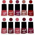 Nail Paint | Glossy &amp; Shine Nail Polish Combo| 6 ml Each) - Set of 10 Multicolor,05470