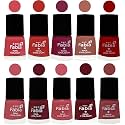 Nail Paint | Glossy &amp; Shine Nail Polish Combo| 6 ml Each) - Set of 10 Multicolor,05469