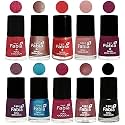 Nail Paint | Glossy &amp; Shine Nail Polish Combo| 6 ml Each) - Set of 10 Multicolor,05226