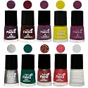 Nail Paint | Glossy &amp; Shine Nail Polish Combo| 6 ml Each) - Set of 10 Multicolor,05940
