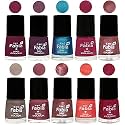 Nail Paint | Glossy &amp; Shine Nail Polish Combo| 6 ml Each) - Set of 10 Multicolor,05354