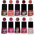 Nail Paint | Glossy &amp; Shine Nail Polish Combo| 6 ml Each) - Set of 10 Multicolor,04811