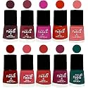 Nail Paint | Glossy &amp; Shine Nail Polish Combo| 6 ml Each) - Set of 10 Multicolor,05379