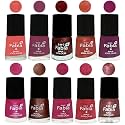 Nail Paint | Glossy &amp; Shine Nail Polish Combo| 6 ml Each) - Set of 10 Multicolor,04852