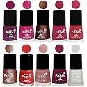 Nail Paint | Glossy &amp; Shine Nail Polish Combo| 6 ml Each) - Set of 10 Multicolor,05065