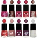 Nail Paint | Glossy &amp; Shine Nail Polish Combo| 6 ml Each) - Set of 10 Multicolor,05107