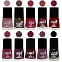 Nail Paint | Glossy &amp; Shine Nail Polish Combo| 6 ml Each) - Set of 10 Multicolor,05876