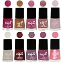 Nail Paint | Glossy &amp; Shine Nail Polish Combo| 6 ml Each) - Set of 10 Multicolor,05640