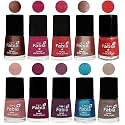 Nail Paint | Glossy &amp; Shine Nail Polish Combo| 6 ml Each) - Set of 10 Multicolor,05111